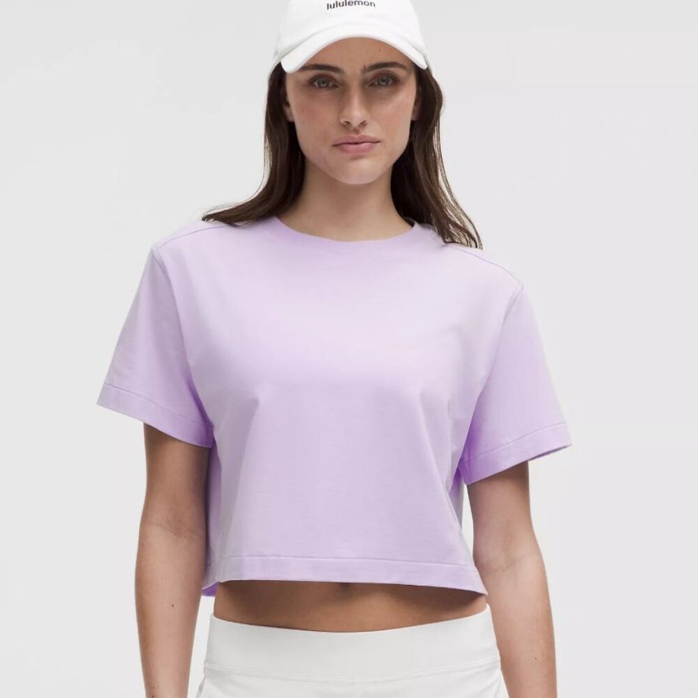 Lulu All Yours Organic Cotton Cropped T-Shirt